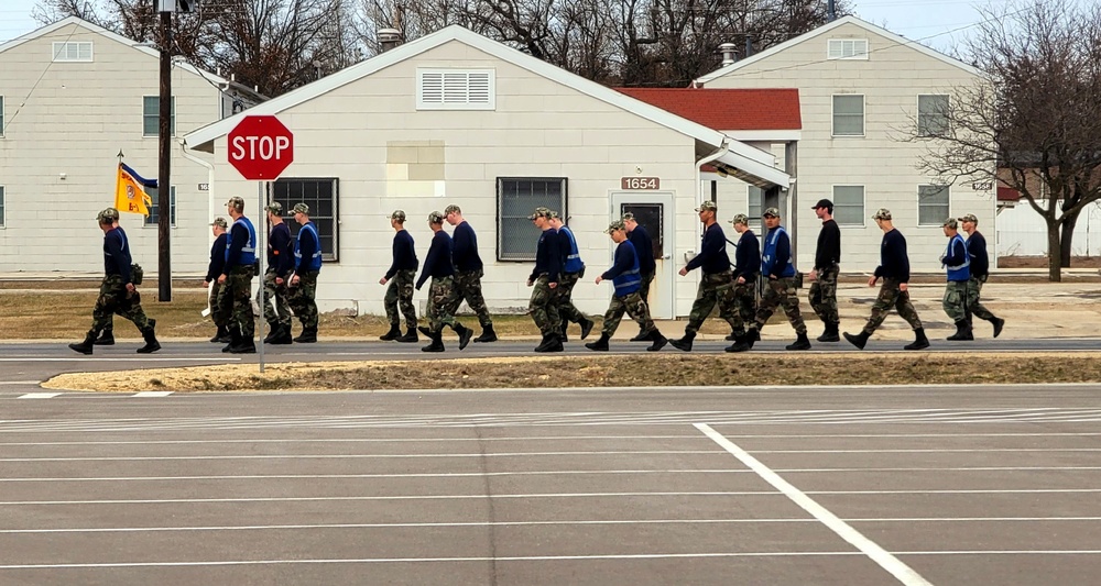 Wisconsin Challenge Academy cadets conduct training at Fort McCoy