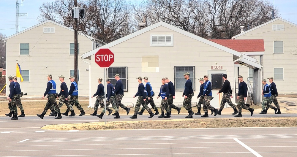 Wisconsin Challenge Academy cadets conduct training at Fort McCoy