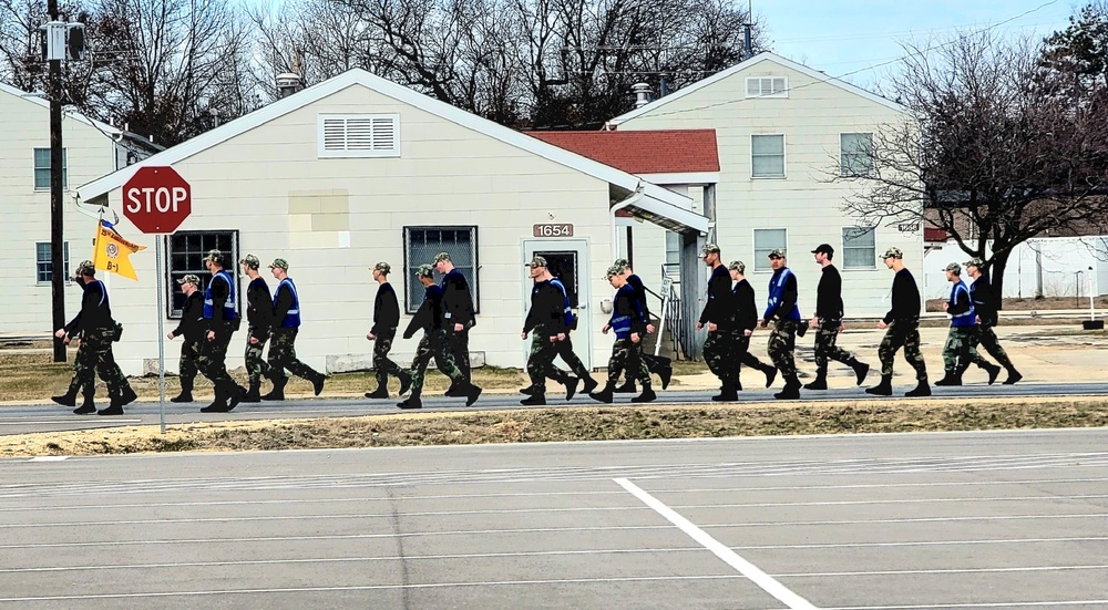 Wisconsin Challenge Academy cadets conduct training at Fort McCoy