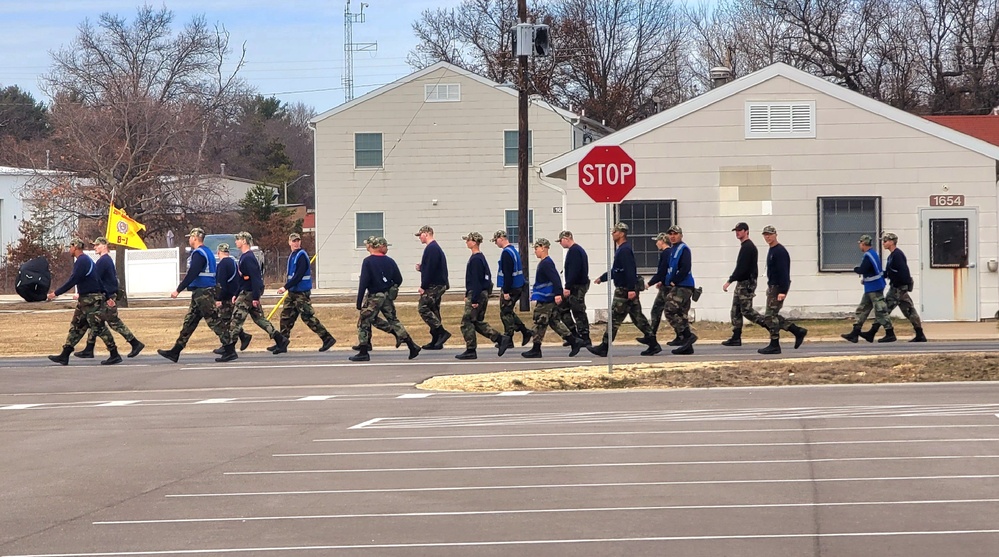 Wisconsin Challenge Academy cadets conduct training at Fort McCoy