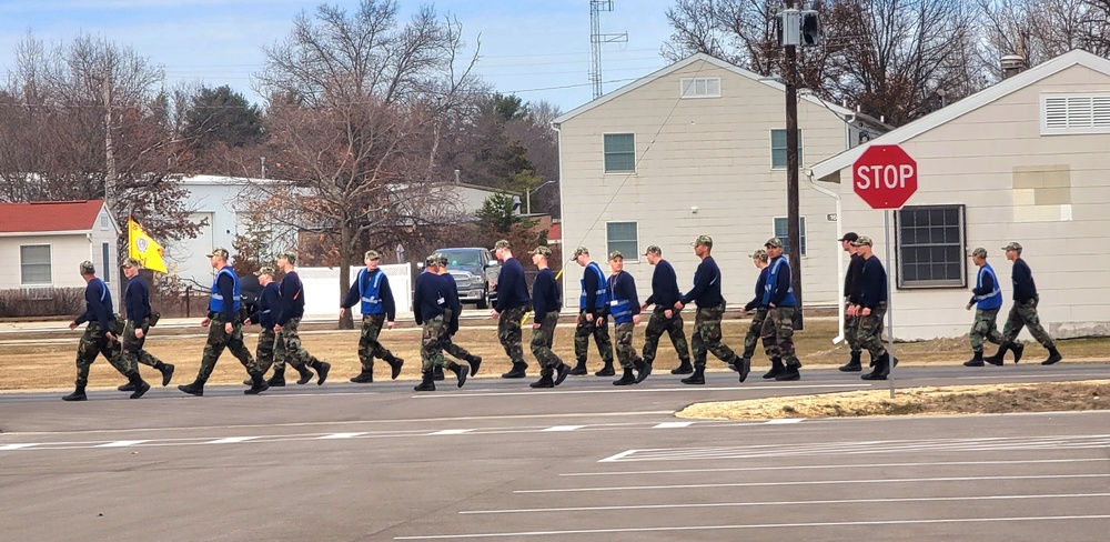 Wisconsin Challenge Academy cadets conduct training at Fort McCoy