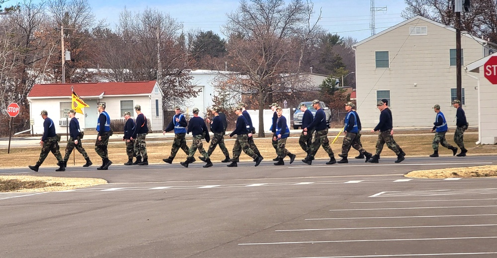 Wisconsin Challenge Academy cadets conduct training at Fort McCoy