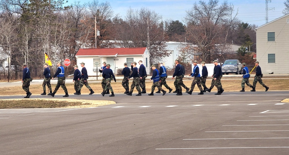 Wisconsin Challenge Academy cadets conduct training at Fort McCoy