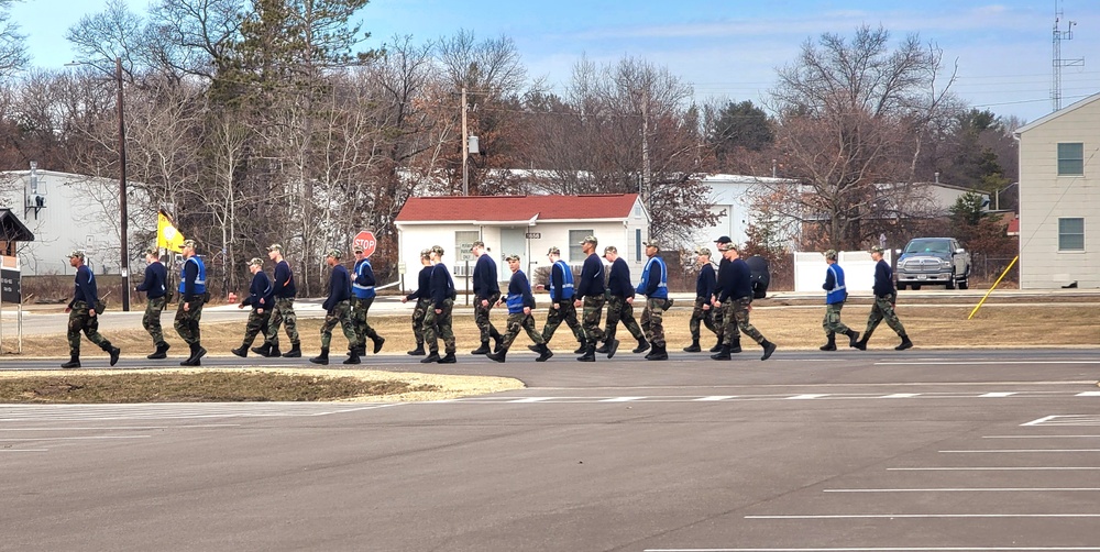 Wisconsin Challenge Academy cadets conduct training at Fort McCoy