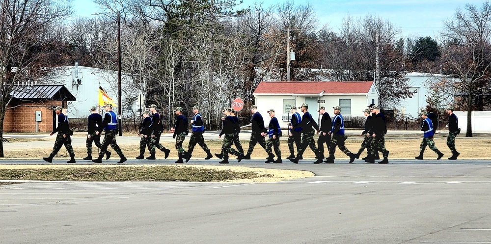 Wisconsin Challenge Academy cadets conduct training at Fort McCoy