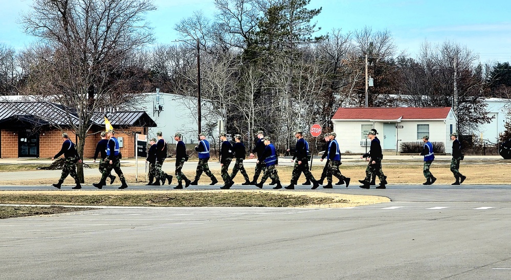 Wisconsin Challenge Academy cadets conduct training at Fort McCoy