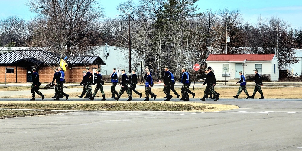 Wisconsin Challenge Academy cadets conduct training at Fort McCoy