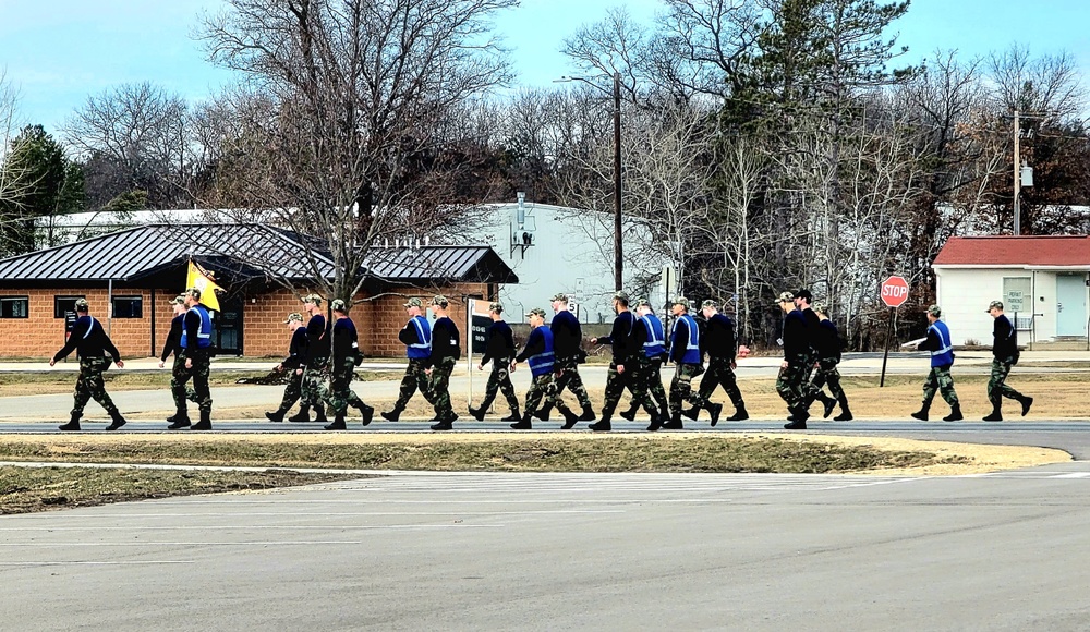 Wisconsin Challenge Academy cadets conduct training at Fort McCoy