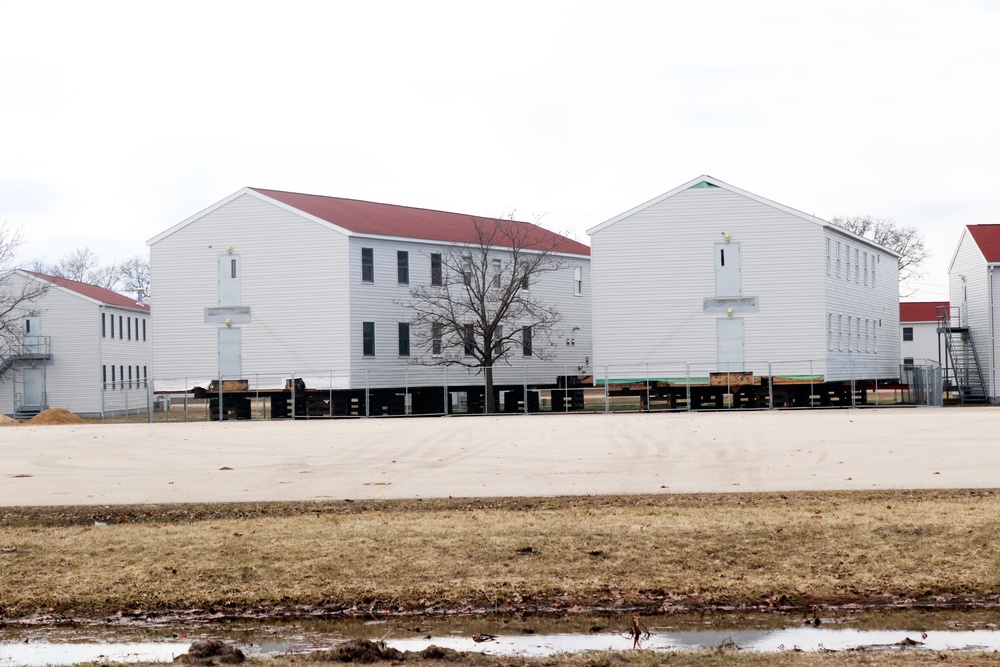 Contractor moves first two World War II-era barracks at Fort McCoy