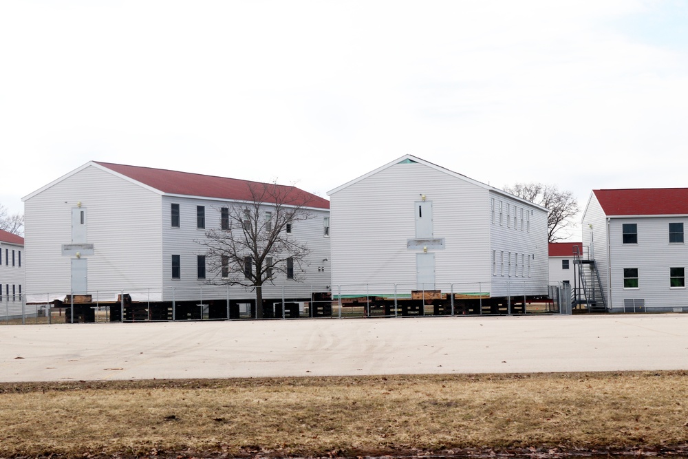 Contractor moves first two World War II-era barracks at Fort McCoy