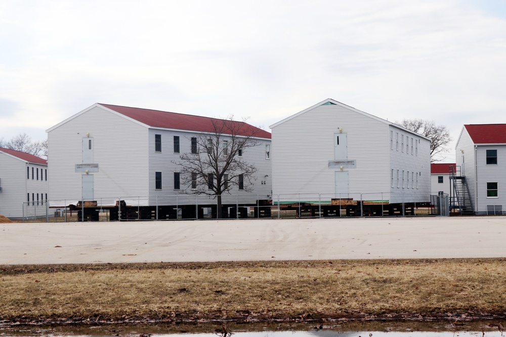 Contractor moves first two World War II-era barracks at Fort McCoy