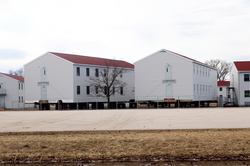 Contractor moves first two World War II-era barracks at Fort McCoy