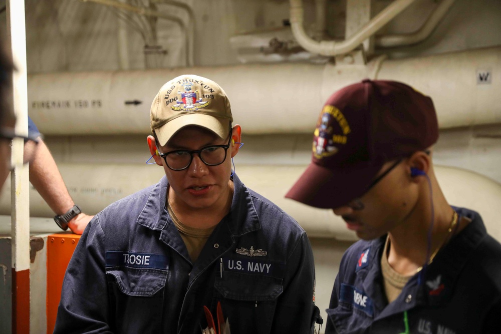 USS Truxtun Emergency Response Training