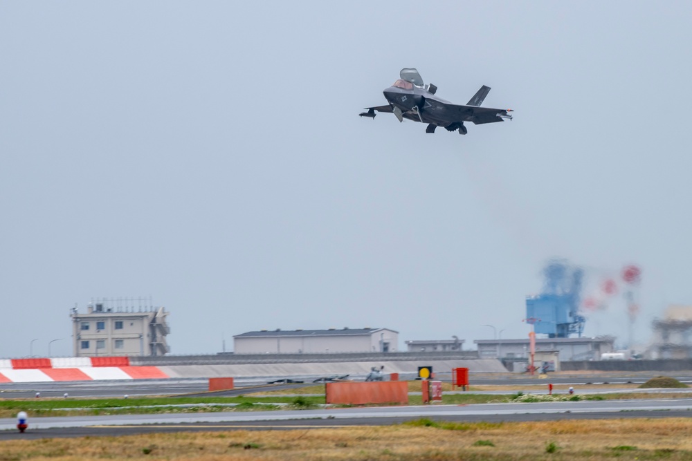 VMFA-242 Takes Off From MCAS Iwakuni