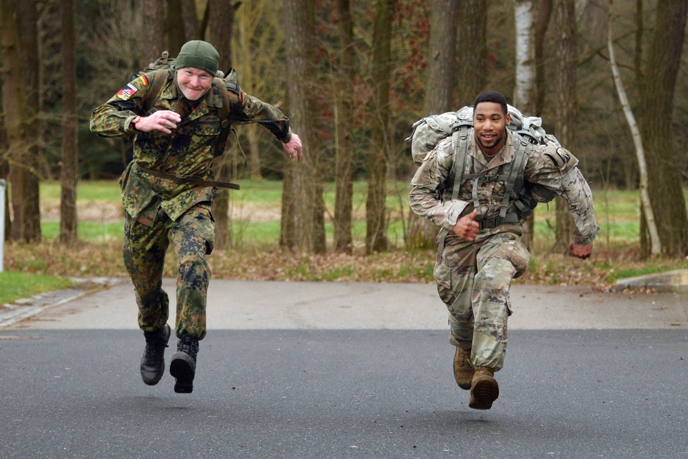 12 Km Ruck March with 18th CSSB