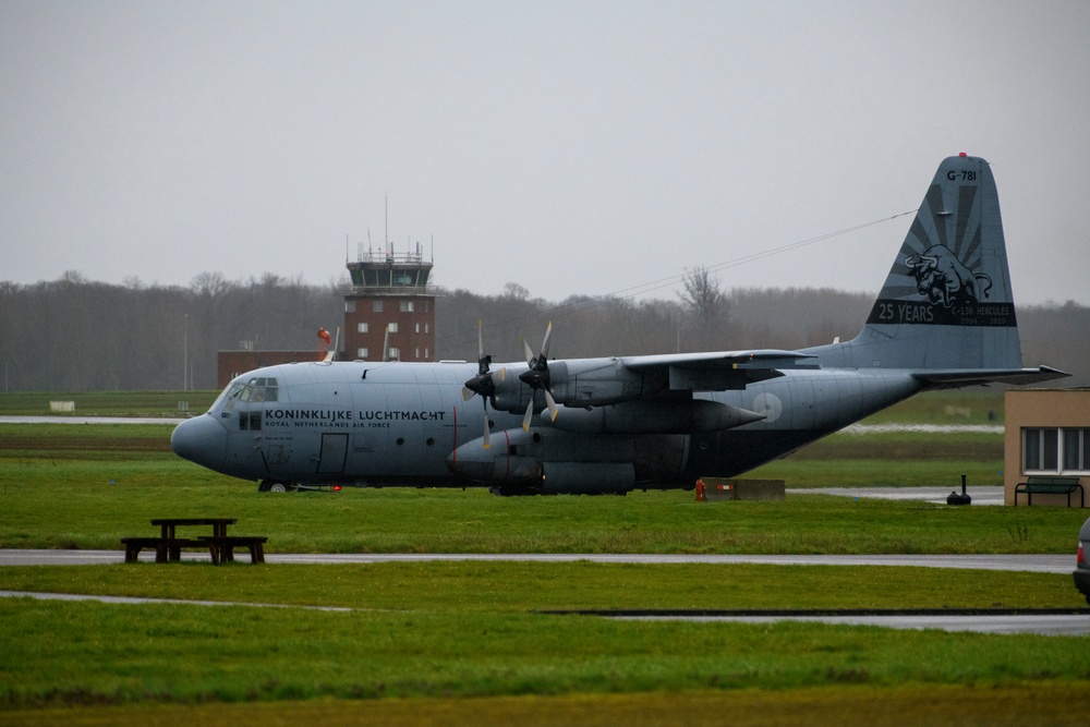 Orange Bull, Royal Netherlands Air Force operations on Chièvres Air Base