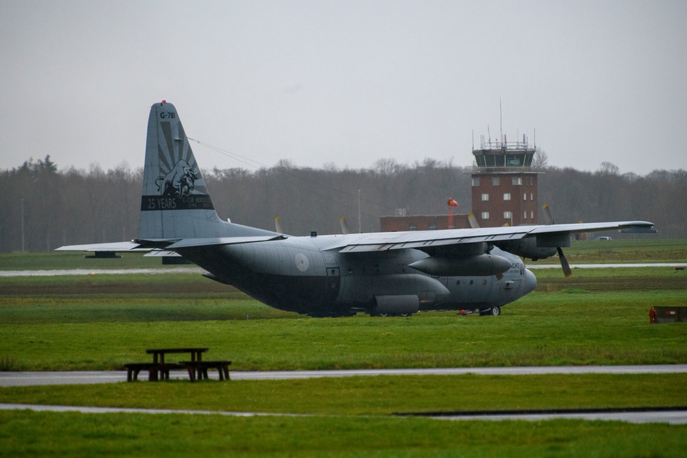 Orange Bull, Royal Netherlands Air Force operations on Chièvres Air Base