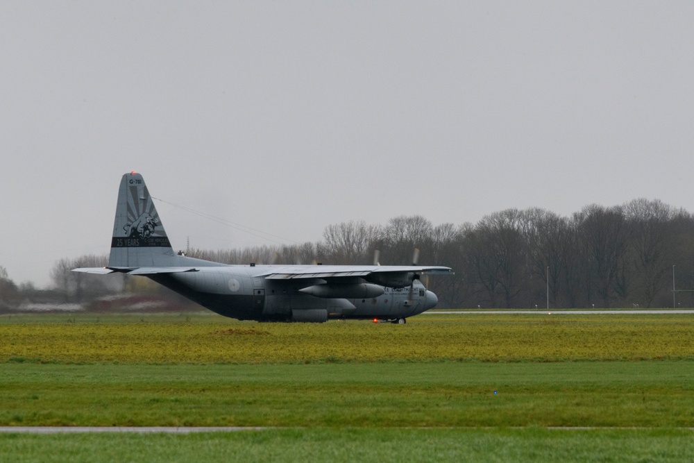 Orange Bull, Royal Netherlands Air Force operations on Chièvres Air Base