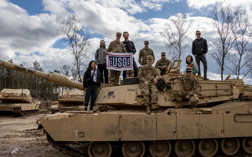 Jared Padalecki and JP Saxe Visit BLACK JACK Troopers