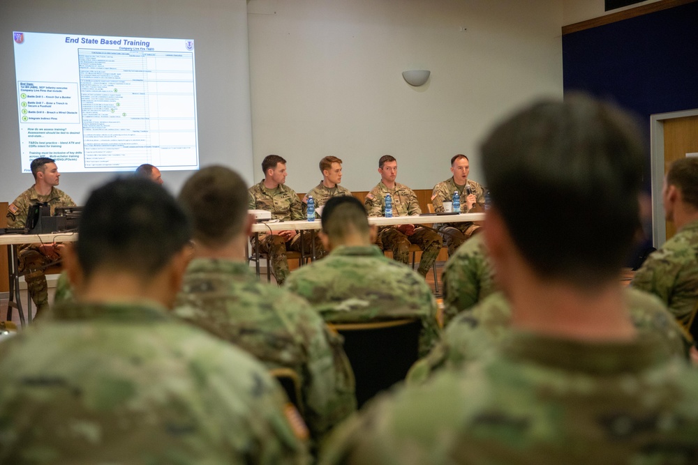 Sky Soldier leaders attend Company Commander &amp; First Sergeant Course