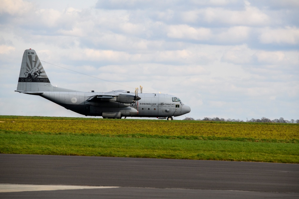 Orange Bull, Royal Netherlands Air Force Operations on Chièvres Air Base