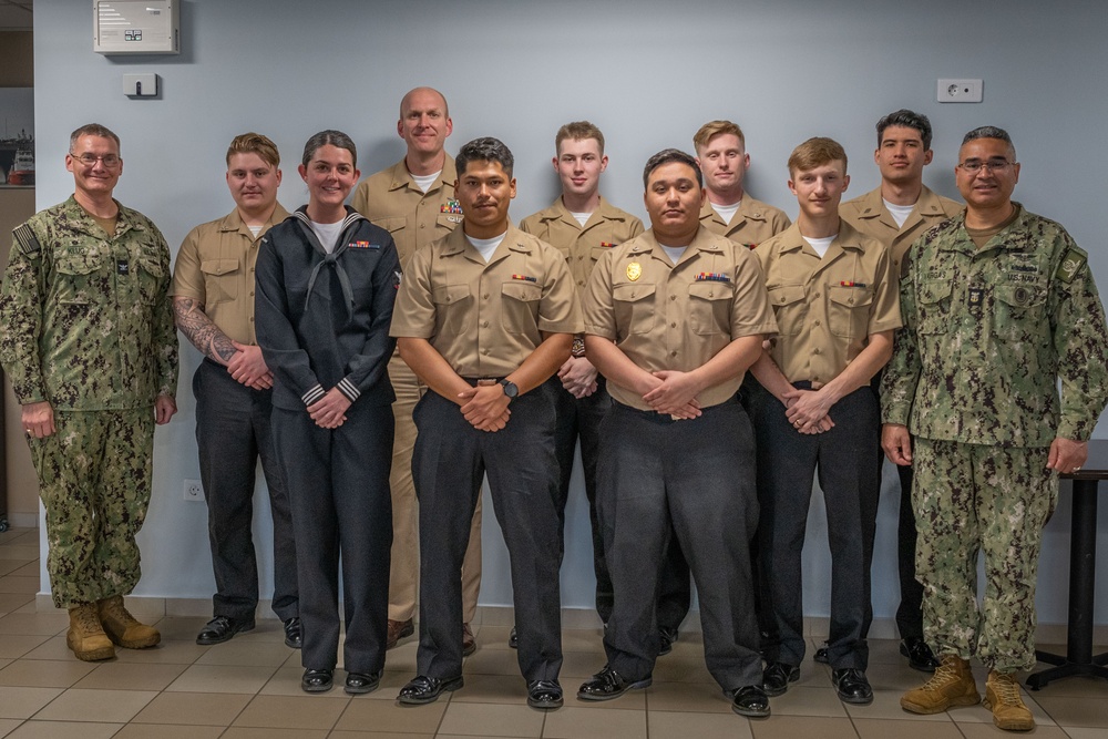 FLDC E-4 and Below Graduates at NSA Souda Bay April 2023