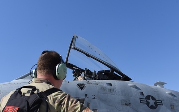 First A-10 sortie for 75 EFS generated at Al Dhafra AB