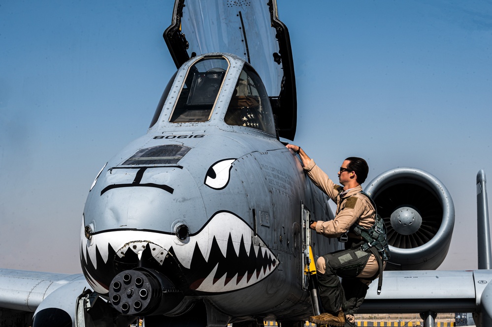 First A-10 Thunderbolt II Sortie at Al Dhafra Air Base