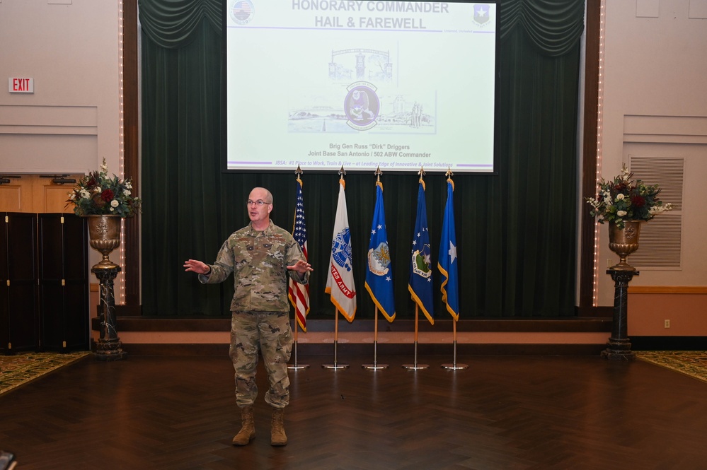 502nd Air Base Wing Honorary Commanders Hail and Farewell March 31, 2023