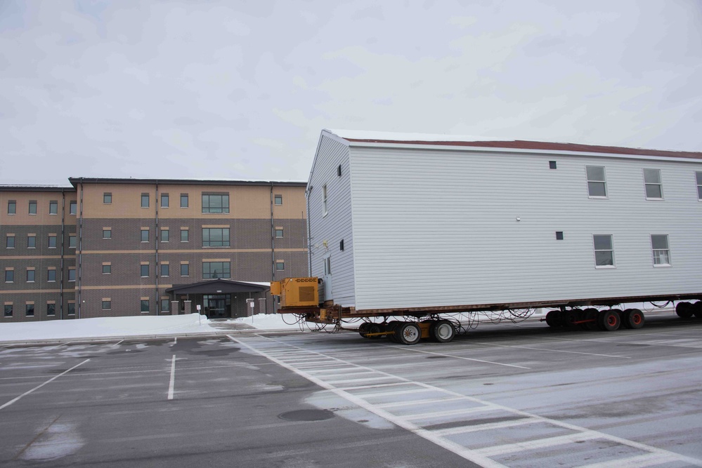 Barracks Relocation at Fort McCoy WI.