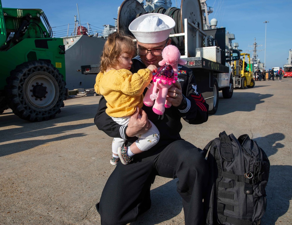 USS Nitze (DDG 94) Returns to Norfolk