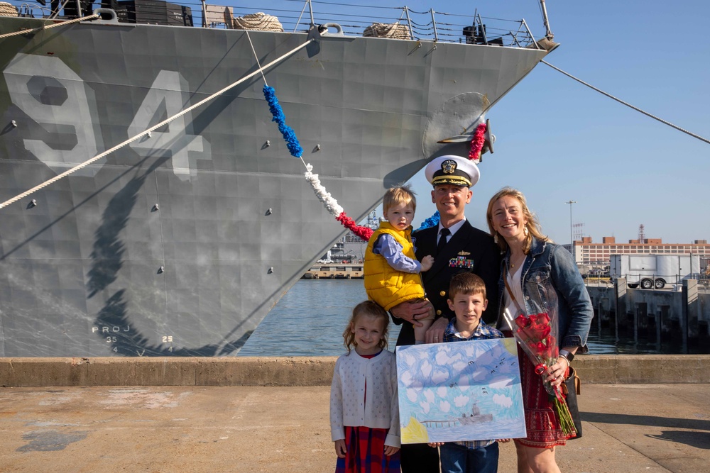 USS Nitze (DDG 94) Returns to Norfolk