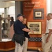Naval Museum volunteer in action
