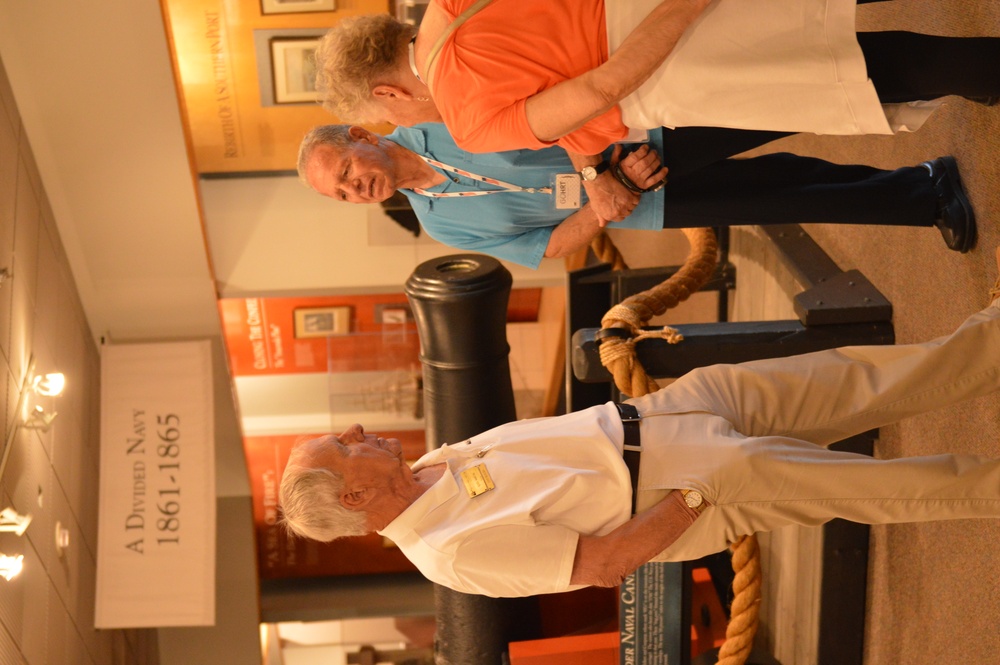 Naval Museum Volunteer in Action