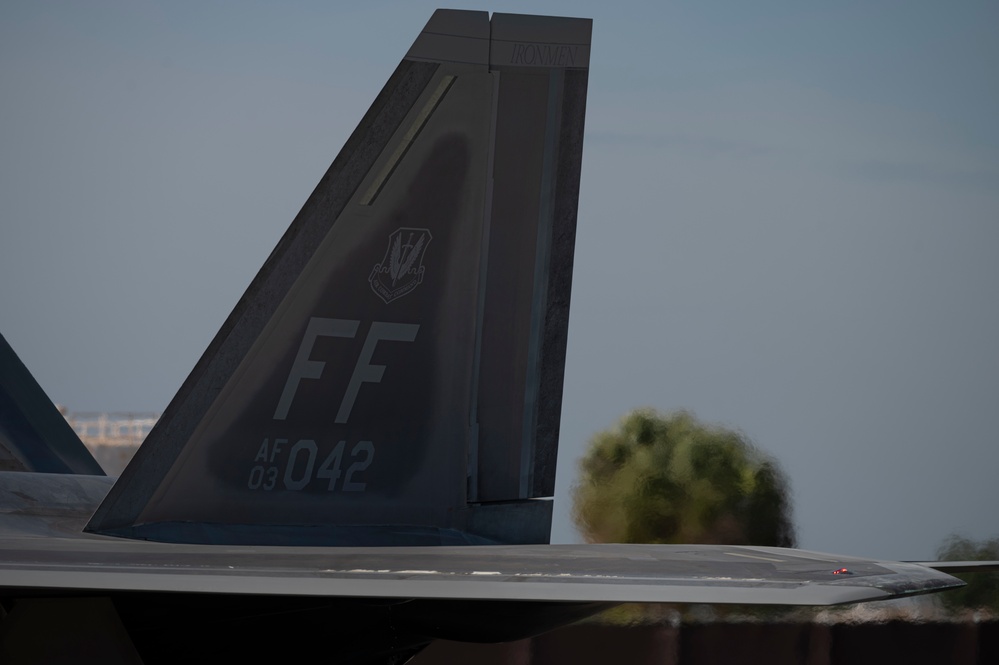 First F-22 Raptor's depart Tyndall