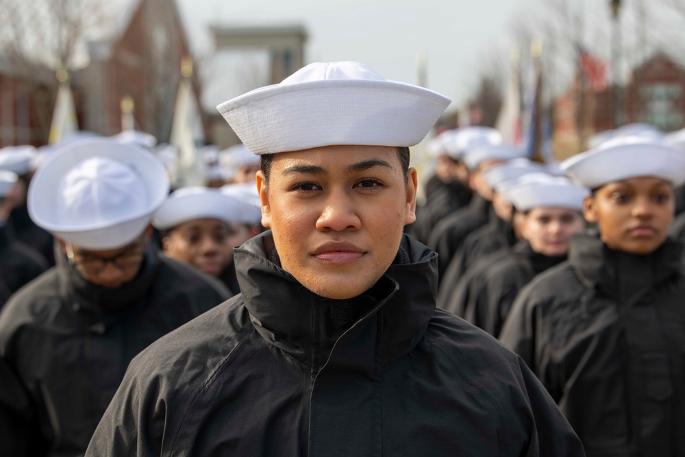 Recruit Training Command Pass in Review
