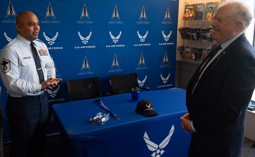 SECAF visits Air Force Recruiting Service