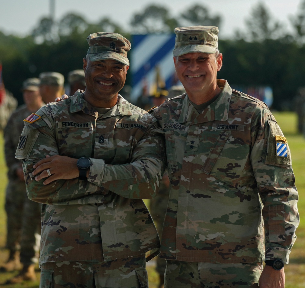 Long-serving Dogface Soldier relinquishes responsibility as the division’s senior enlisted advisor