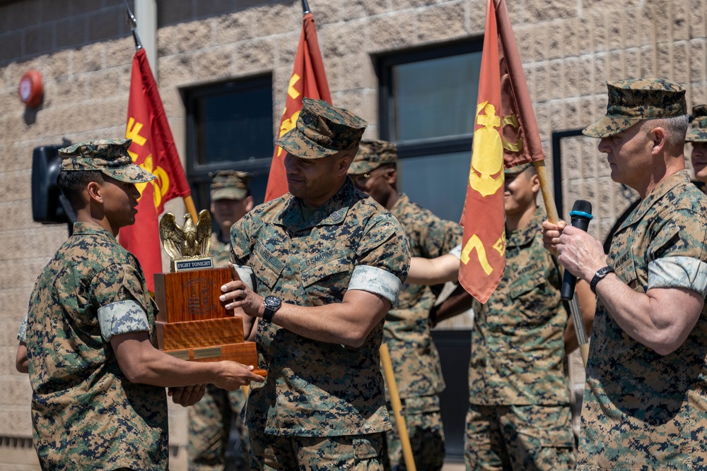 7th Engineer Support Battalion is Awarded the 1st Marine Logistics Group 2nd Quarter Fight Tonight Award