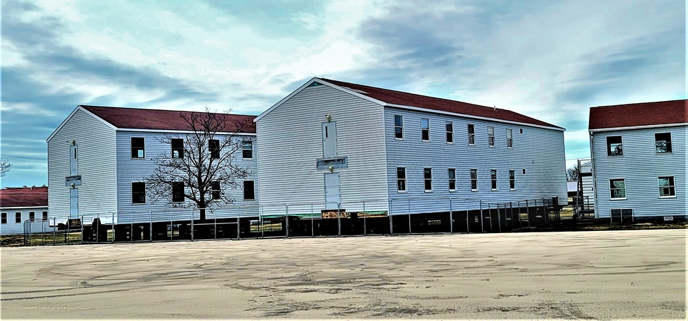 Contractor moves first two World War II-era barracks at Fort McCoy