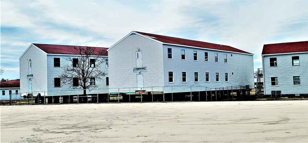 Contractor moves first two World War II-era barracks at Fort McCoy