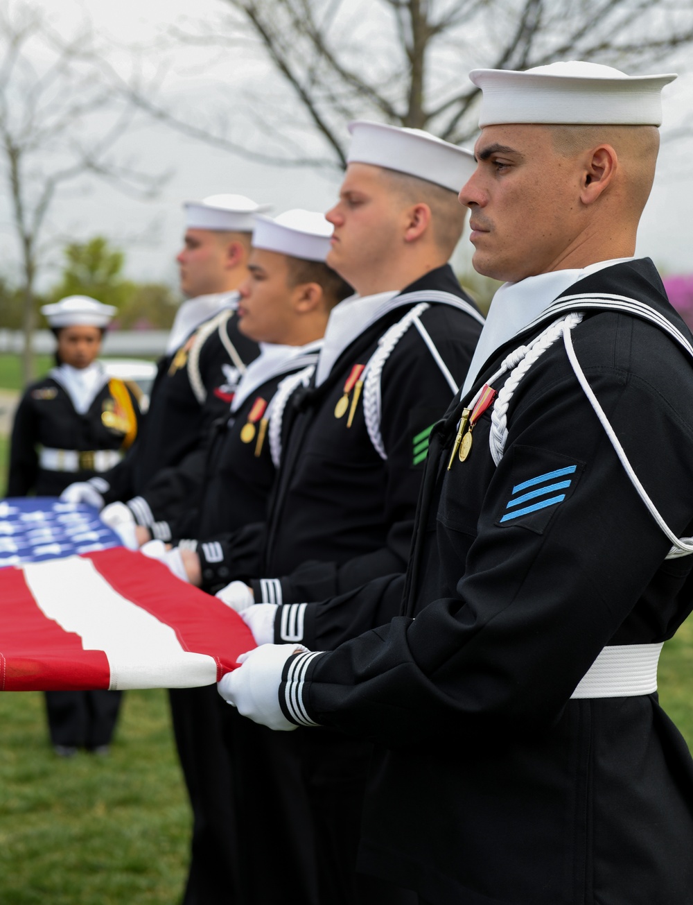 Funeral for Navy Fireman 1st Class Elmer D. Nail
