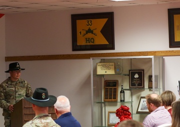 33rd CAV Memorial Plaque for Fallen Soldier