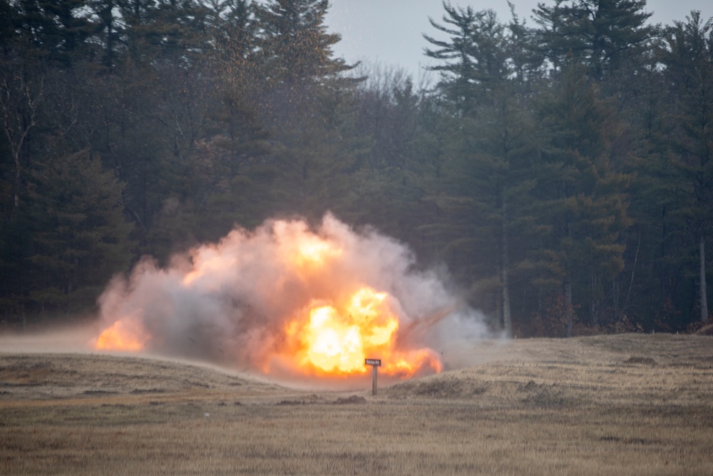 Archers Battalion conducts heavy demolition training