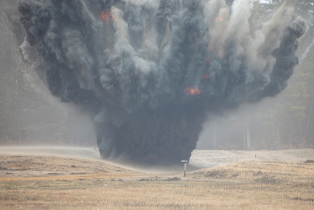 Archers Battalion conducts heavy demolition training