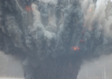 Archers Battalion conducts heavy demolition training