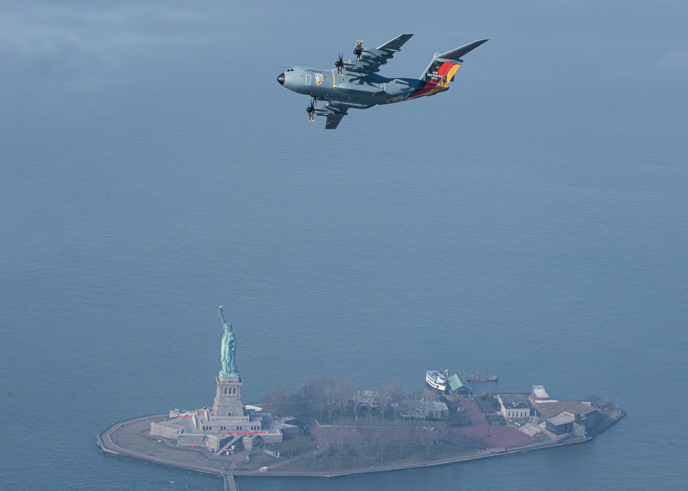 German air force and German media visited the U.S. in preparation for Air Defender 2023