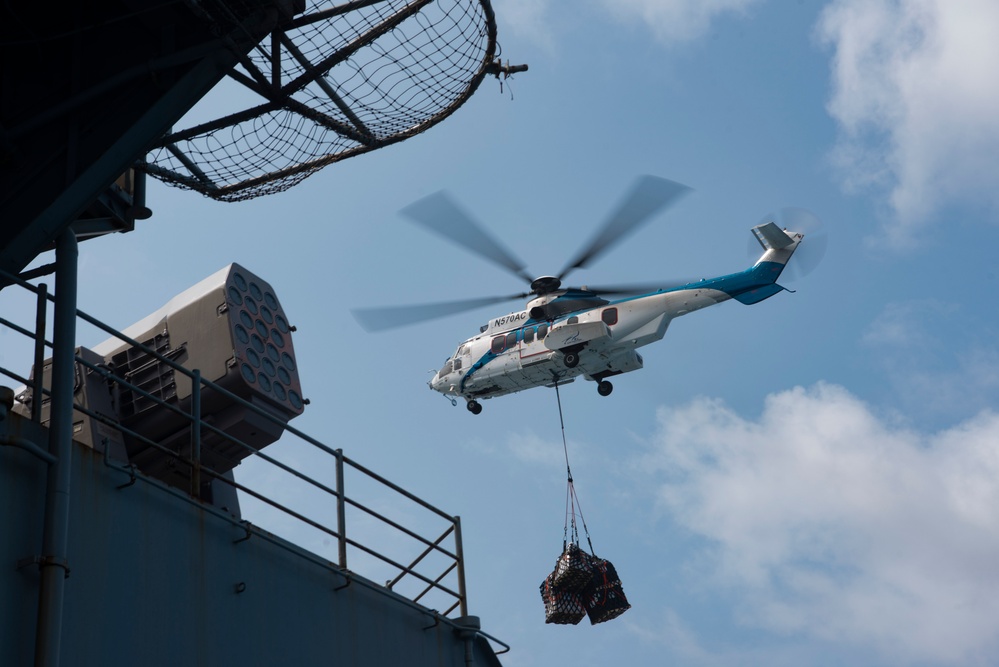 Nimitz Conducts Replenishment at Sea