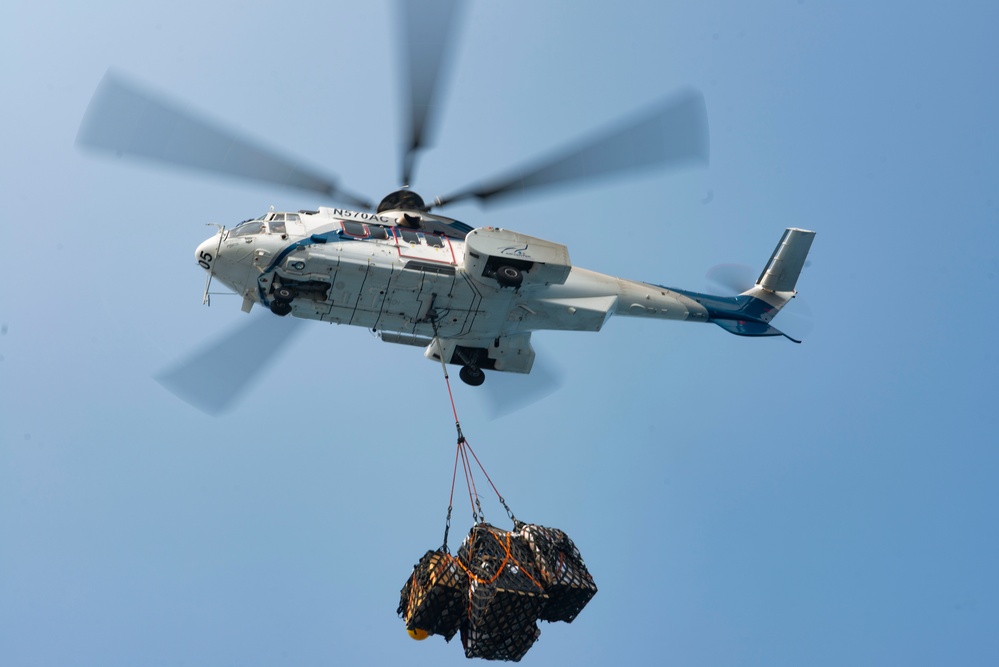 Nimitz Conducts Replenishment at Sea