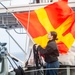 Sailor Stows Signal Flag